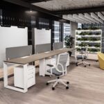 B52 Cluster of 3 Side By Side Workstation